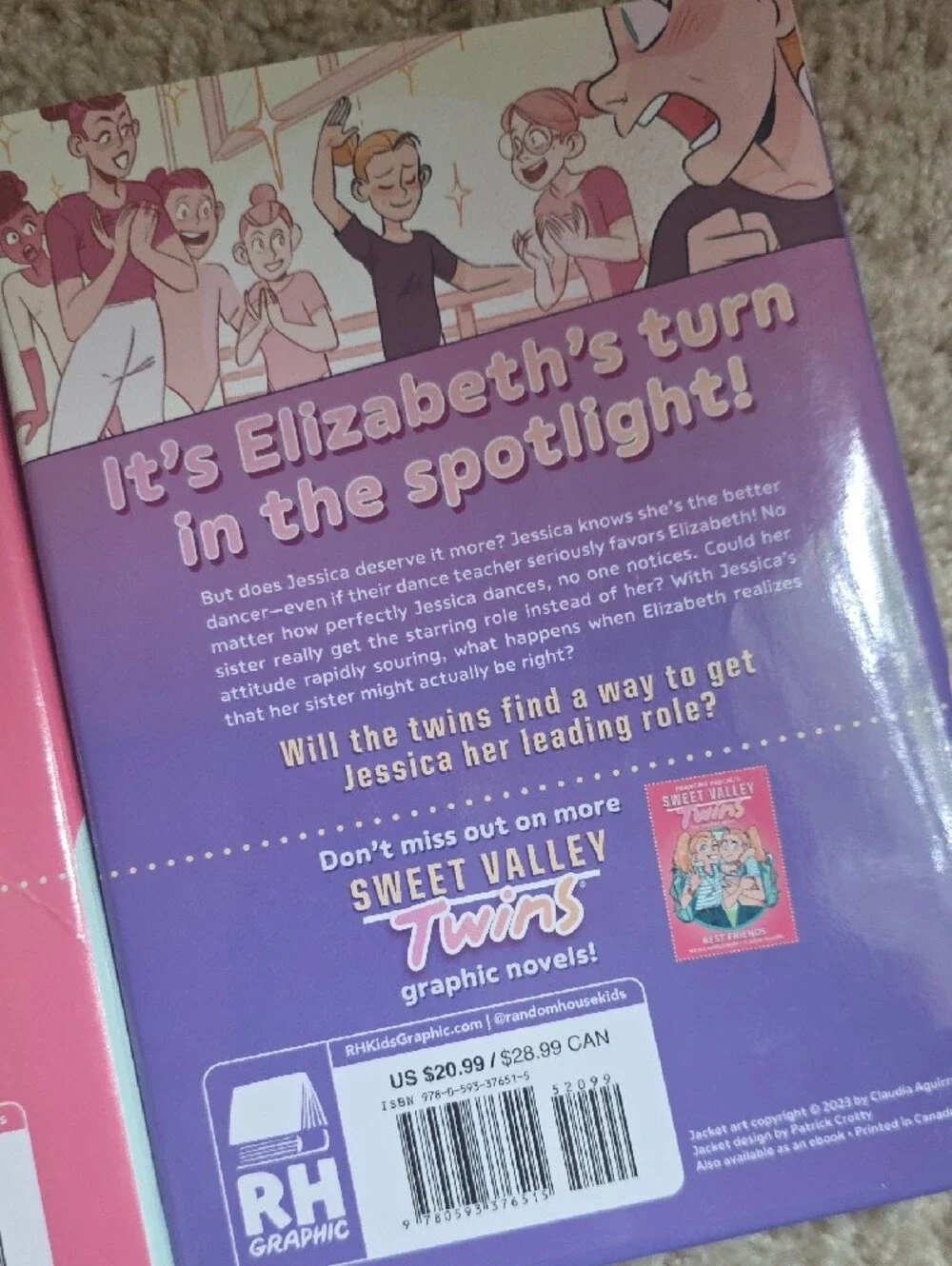 Sweet Valley Twins Graphic Novel Set of 2 Hardcover Books